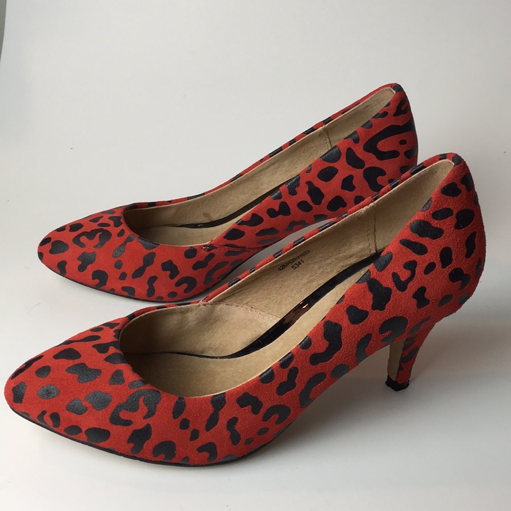 TopShop Animal  Print Heels